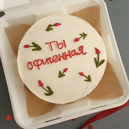 Бенто торт для девушки/леди/комплимент на 8 марта