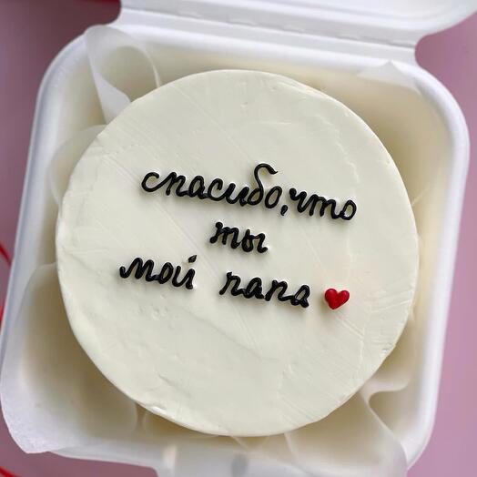 Бенто тортна 23 февраля для папы/мужа