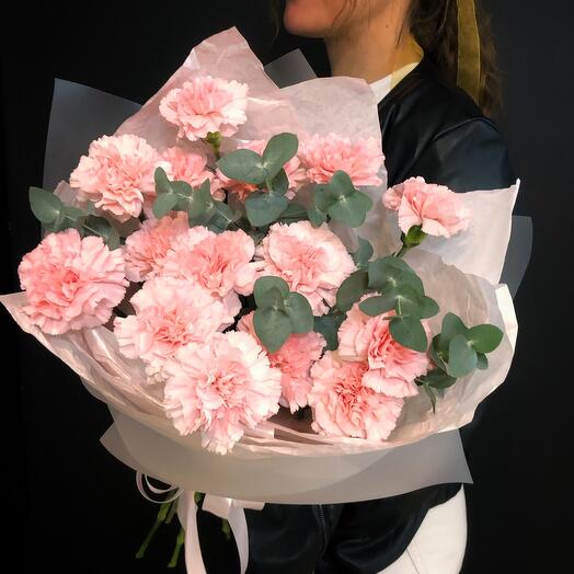 Bouquet "Quince" de 15 claveles
