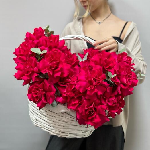 Корзина из Французских роз