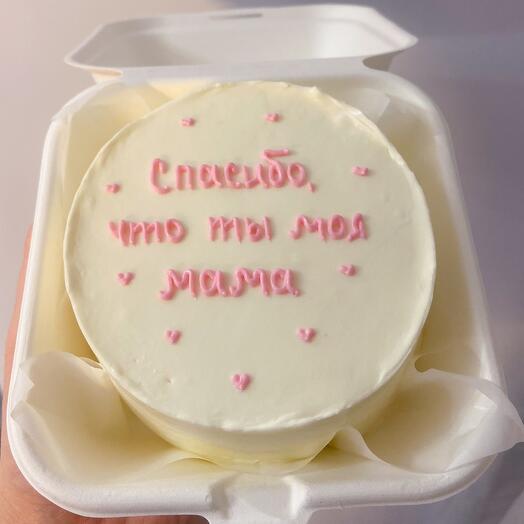 Бенто торт спасибо маме