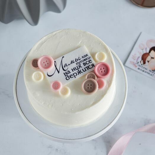 Бенто торт "Мамы, как пуговки"