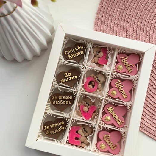 Шоколад ручной работы маме