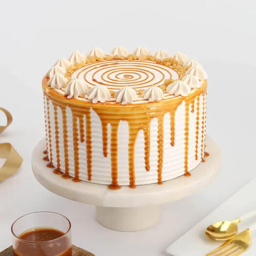 Caramel Vanilla BIRTHDAY Cake