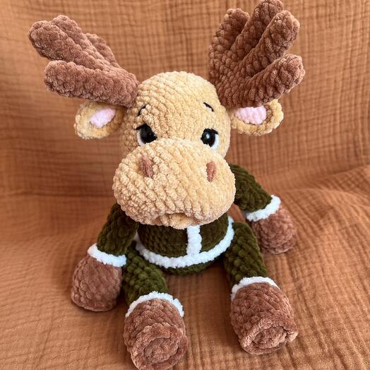 A plush moose