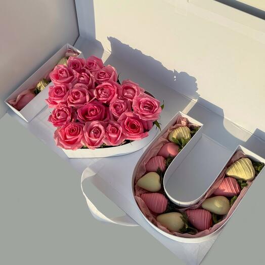 Клубника в шоколаде I love you