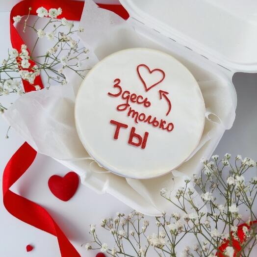 Бенто торт на день влюбленных