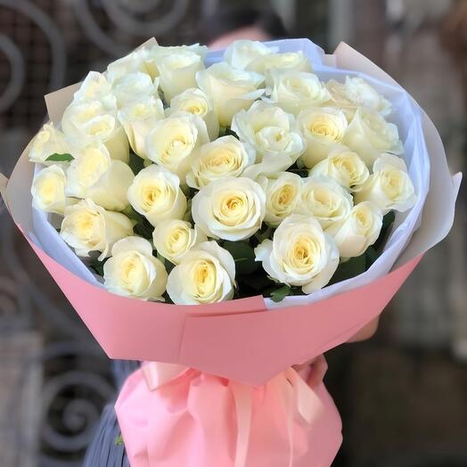 Букет "Молочный бриз" + открытка