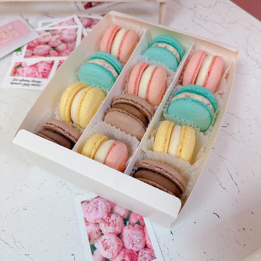 Macaron 12pcs sabores Surtidos