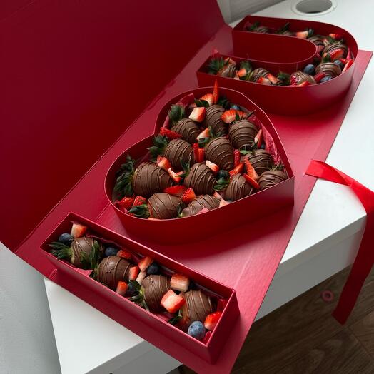 Клубника в шоколаде I Love You