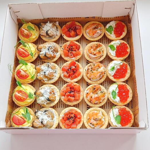 Гастробокс "Тарталетки" 25 штук