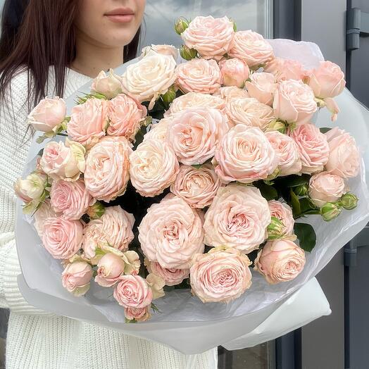 Gran ramo de rosas de peonía bombastik 9pcs