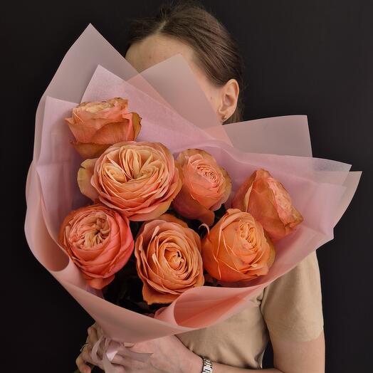 Peony-shaped roses