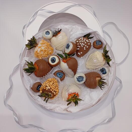Клубника + голубика в шоколаде (Дуэт)