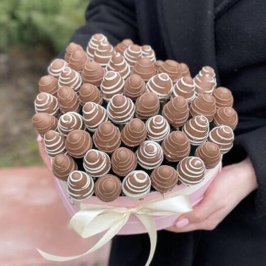 Сердце 22 Cocoa с клубникой