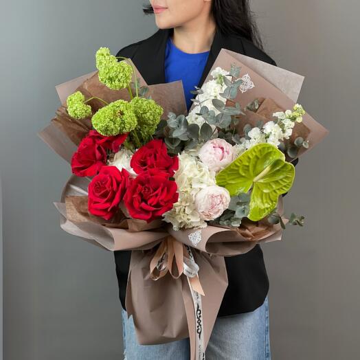 Цветы Букет Art Flowers Адай