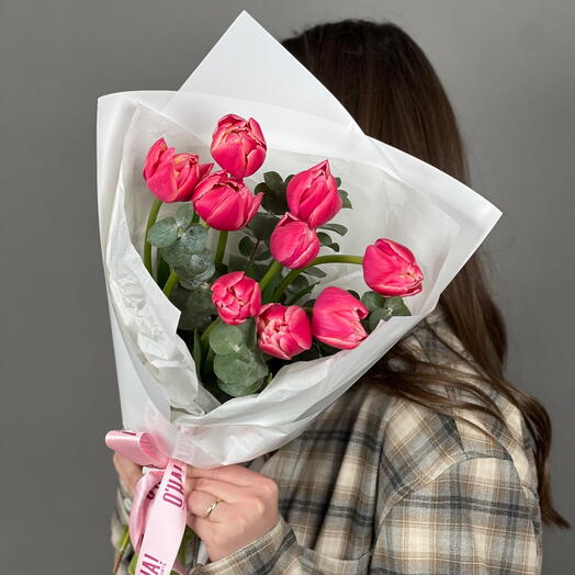 Pink tulips