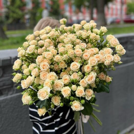 Моно букет нежный