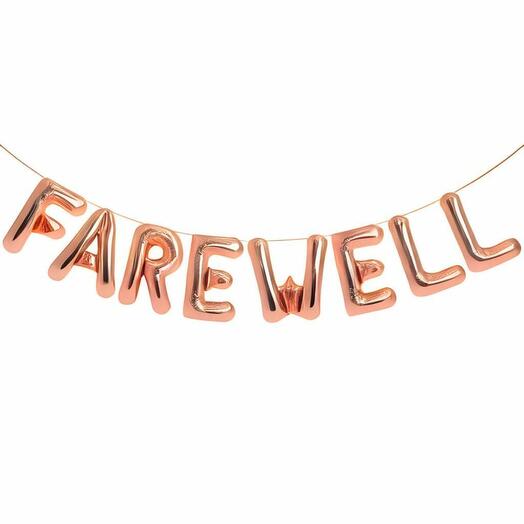 Rose Gold Goodbye