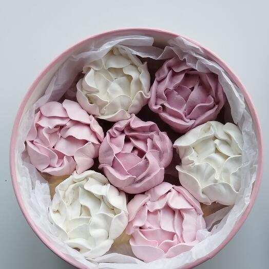 Набор из зефирный пионов