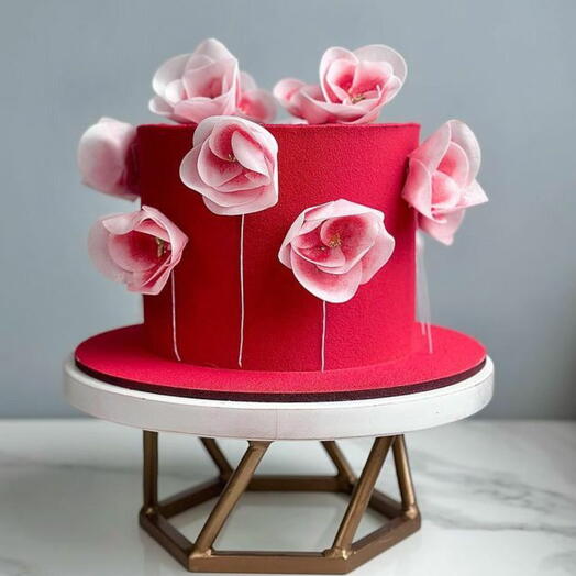 Торт с  цветами