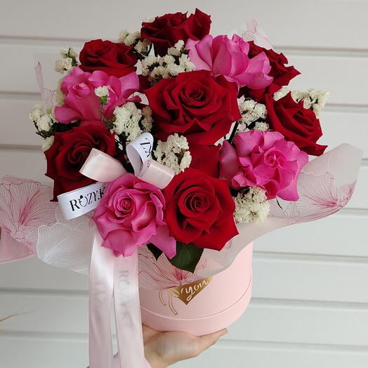 Коробка с французской розой