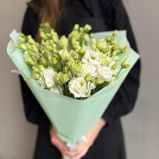 Bouquet 053 (букет из белой эустомы)