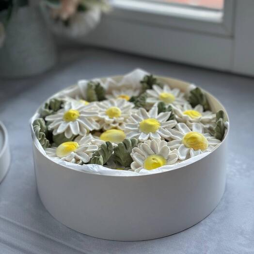 Зефирные ромашки