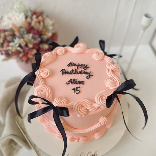 Торт Ламбет 1 кг happy birthday на день рождения подруге сестре дочери
