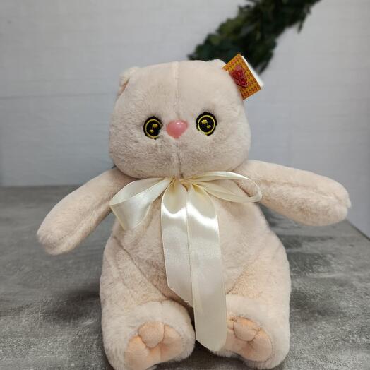 Мягкая игрушка кот глазастик