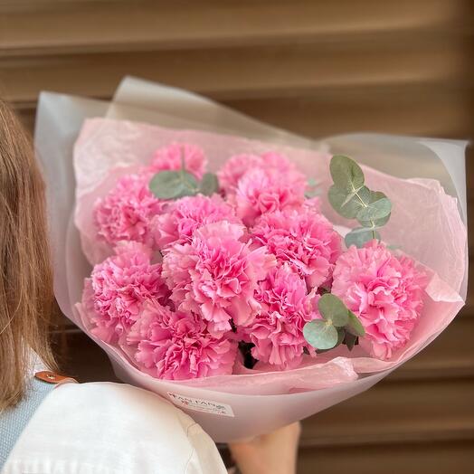 Букет из ажурных диантусов Сияй