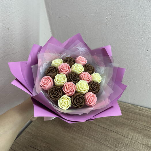 Шоколадные розы 19