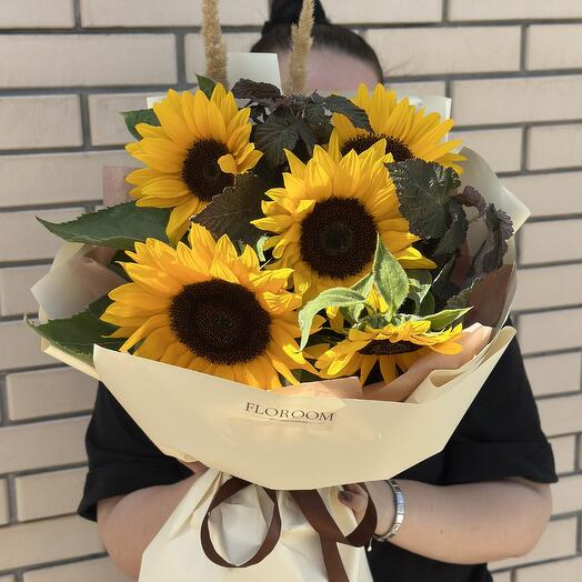 Букет подсолнухов 🌻