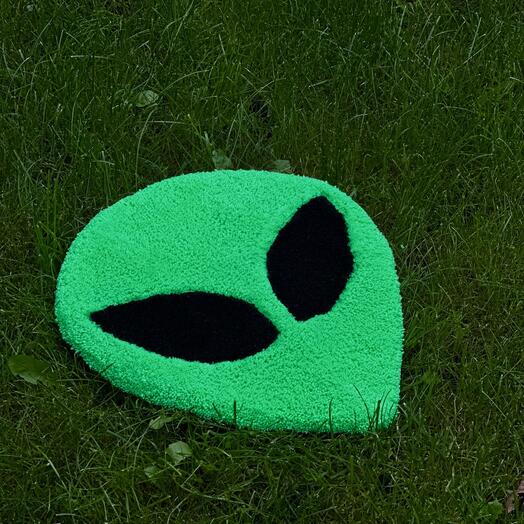Ковер ручной работы «alien»