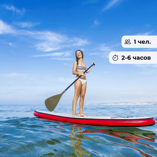Море по колено. Прогулка на сапсёрфе