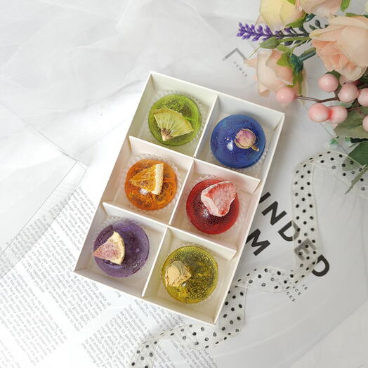 Набор мини с чайными бомбочками 6шт