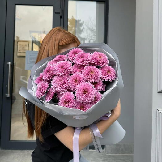 Pink Fabiana! лавандовые хризантемы 💐🦋🍀 больше Цветов и меньше обертки пустой ;)