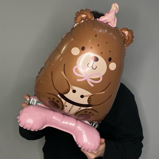 Шар Мишка в колпачке