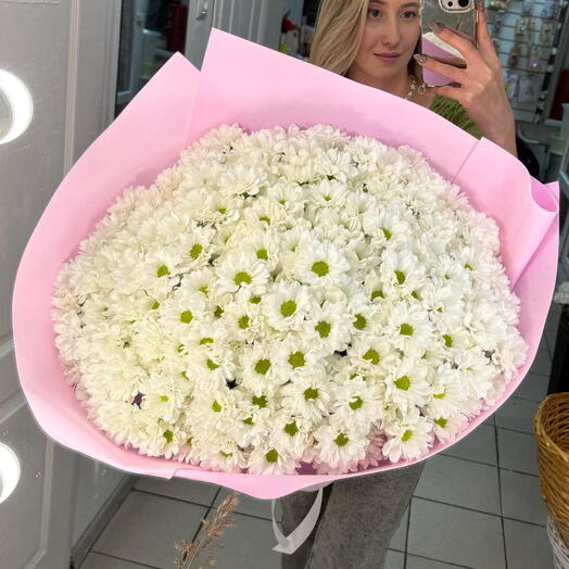 Букет гигант из ромашек