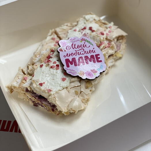 Меренговый рулет для мамы