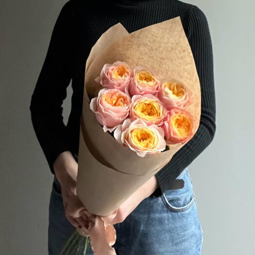 Пионовидная Роза 💛 7