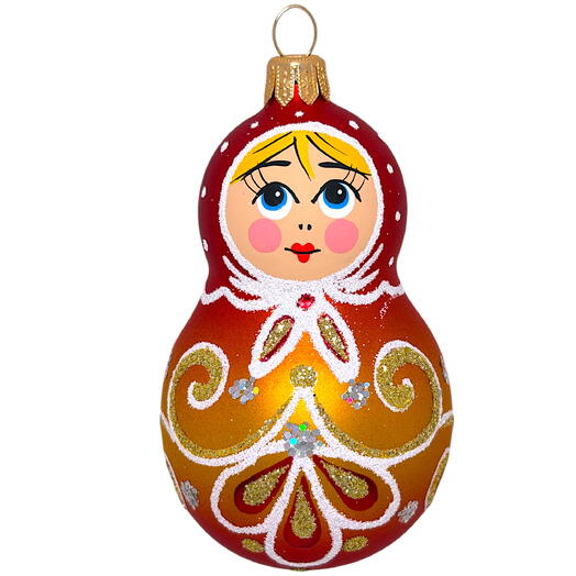 Ёлочная игрушка "Матрёшка "Ажурная" (Ёлочка)