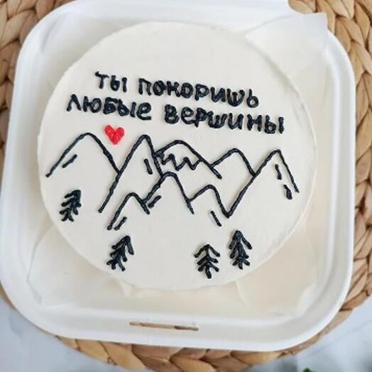 Бенто торт "Вершины"