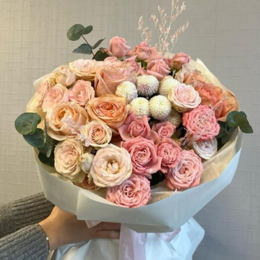 Букет «Пудровая гармония»