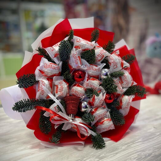 Сладкий новогодний букет