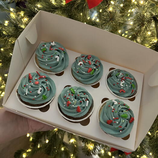 Новогодние капкейки