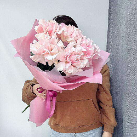 Букет французских нежных роз 5 шт. 🌸