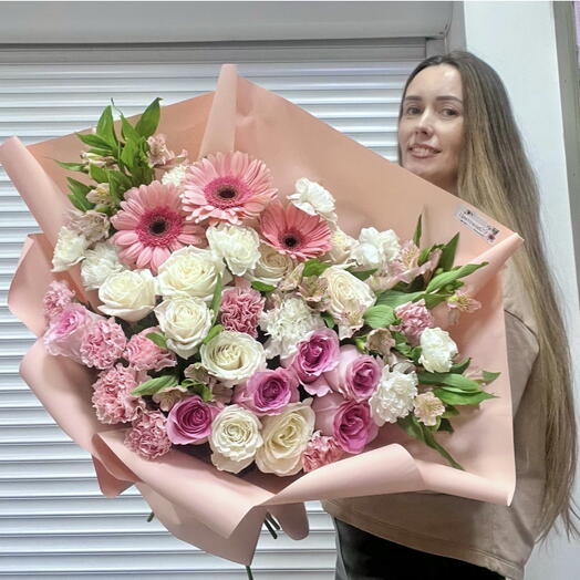 Мега нежный букет цветов для любимой