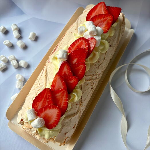 Меренговый рулет «Бабл гам»