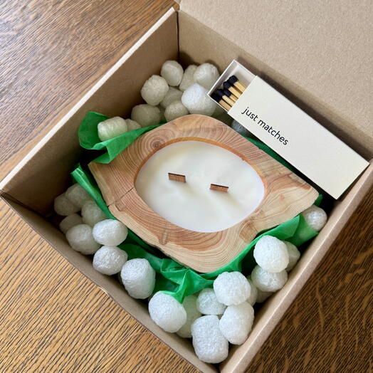 «Тепло камина» свеча big